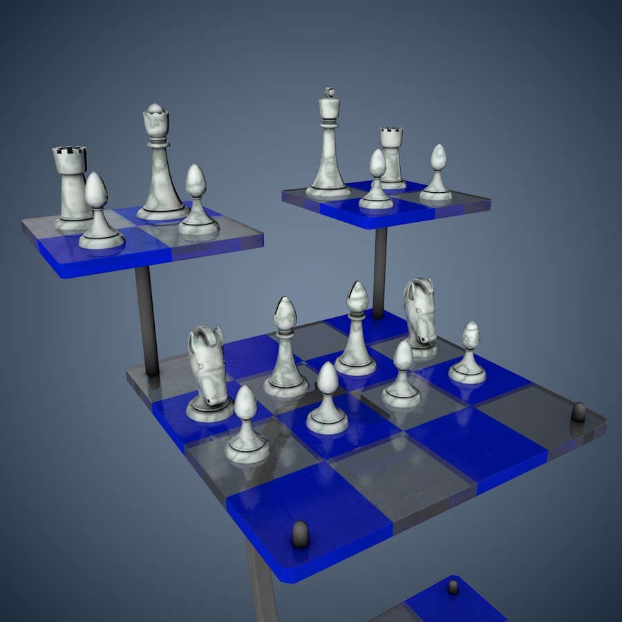 Joga Xadrez 3D Online - Tabuleiro Tridimensional 